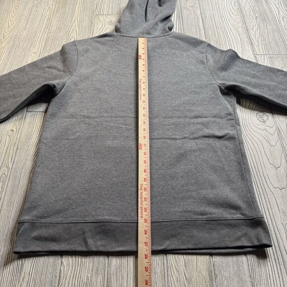 Michigan State Spartans Hoodie Men’s L Gray Fleece Spellout Logo MSU New - Picture 9 of 10